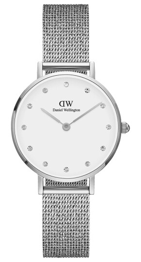 Daniel Wellington DW Klokke Petite Lumine Pressed Sterling 28mm Sølv Daniel Wellington DW Klokke Petite Lumine Pressed Sterling 28mm Sølv
