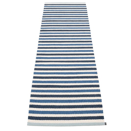 Pappelina Teo gulvteppe 70 cm x 240 cm, denim/blue/vanilla