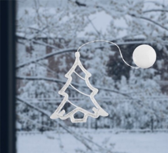 LED-lampe for julen, Julgran