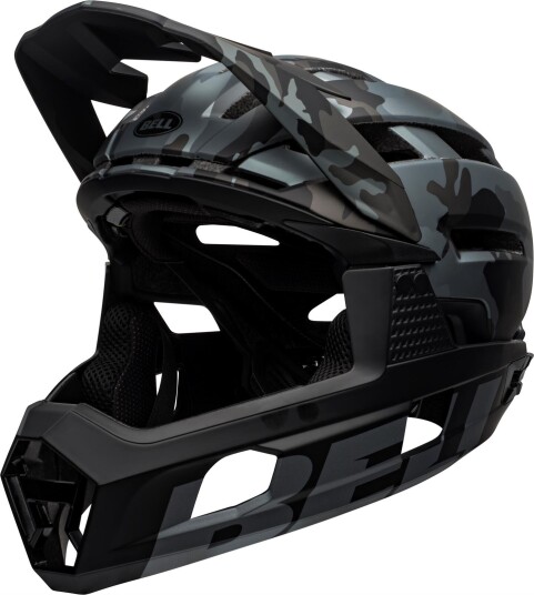 Bell Super Air R Spherical Mips Matte/gloss Black Camo Hjelm Bell Super Air R Spherical Mips Matte/gloss Black Camo Hjelm