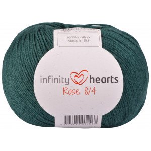 Infinity Hearts Rose 8/4 Garn Unicolor 241 Petrol Grøn Infinity Hearts Rose 8/4 Garn Unicolor 241 Petrol Grøn