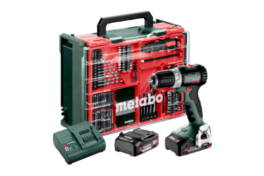 Batteridrill Metabo BS 18 L BL 2X2,0 AH Workshop med Batteri og Lader Batteridrill Metabo BS 18 L BL 2X2,0 AH Workshop med Batteri og Lader