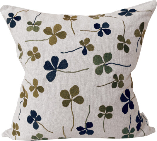 Fine Little Day Clover putetrekk 48 x 48 cm Grønn-natur Fine Little Day Clover putetrekk 48 x 48 cm Grønn-natur