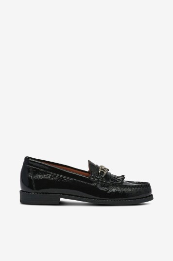 Bianco Loafers biaPop Snaffle Fringe Loafer Nappalak Svart