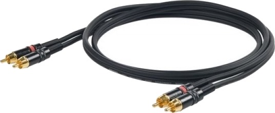 Proel 2X Rca Hann 2X Rca Hann 3 M Sort Proel 2X Rca Hann 2X Rca Hann 3 M Sort