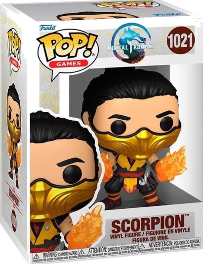 Northix Mortal Kombat Scorpion Action Figur 7-tommers samleobjekt