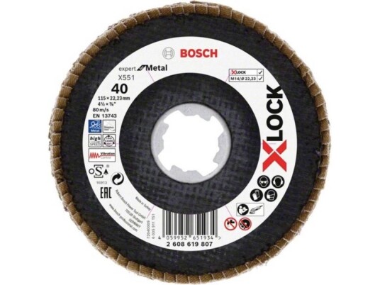 Bosch Lamellskive 2608619807 115mm