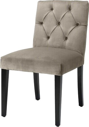 Athena stol savona greige velvet Athena stol savona greige velvet