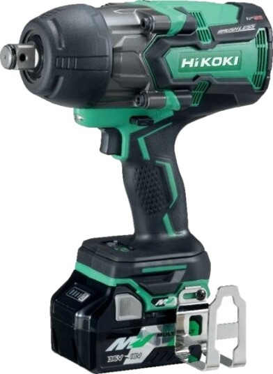 Hikoki WR36DA HSC Muttertrekker 3/4" med 2 stk 2.5Ah batterier og lader