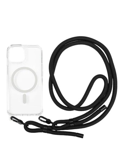 Mobile Origin Lanyard MagSafe Case - clear - iPhone 14