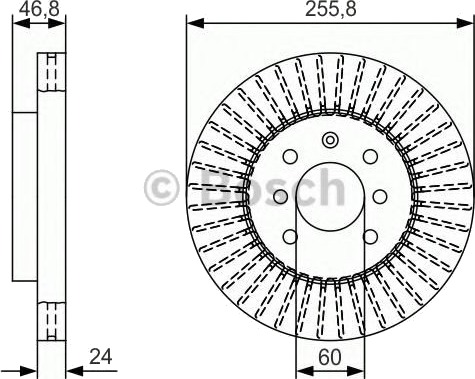 BOSCH 0 986 479 T89 Bremseskive