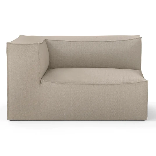 Ferm Living Catena Sofa Armrest Left L400   Hot Madison   Sand