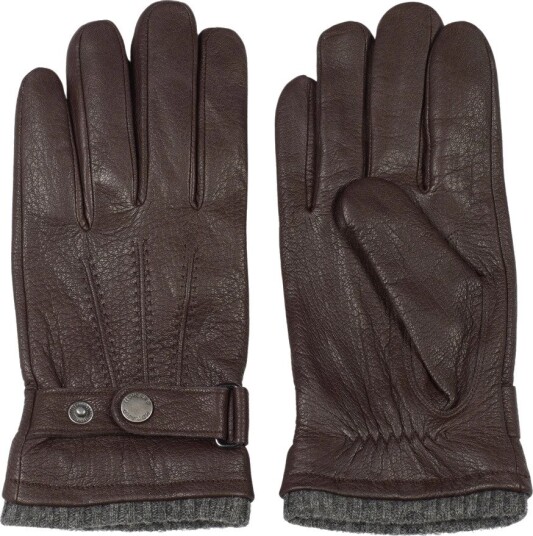 Howard London Leather Gloves Bruno - Brown - 10