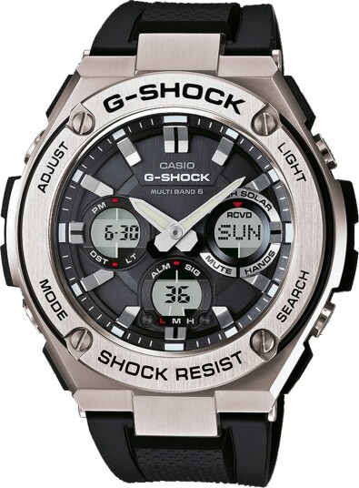 Casio G-Shock GST-W110-1AER - Herre - 52 mm - Digitalt - Kvarts urverk - Mineralglas Casio G-Shock GST-W110-1AER - Herre - 52 mm - Digitalt - Kvarts urverk - Mineralglas