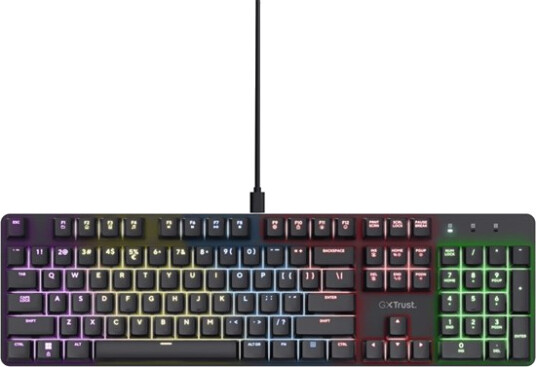 Trust GXT871 Zora Mekanisk Gamingtastatur Nordisk med RGB Trust GXT871 Zora Mekanisk Gamingtastatur Nordisk med RGB