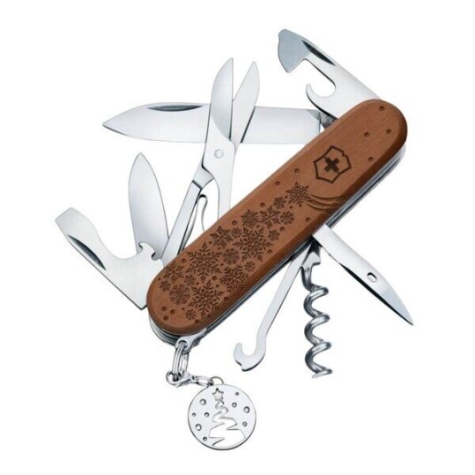 Victorinox Climber lommekniv 12 funksjoner limited edition 2025 pæretre Victorinox Climber lommekniv 12 funksjoner limited edition 2025 pæretre