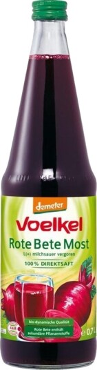Voelkel økologisk melkesyregjæret rødbetejuice 0,7 L