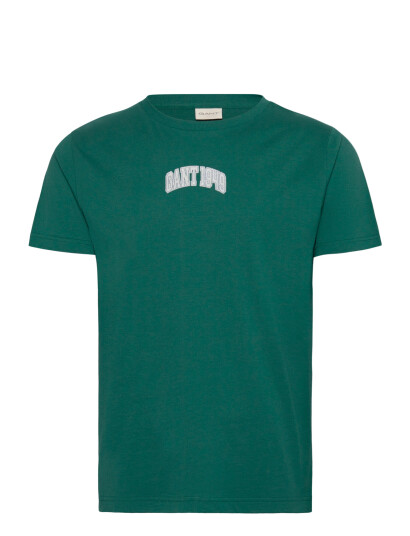 GANT Graphic Ss Tshirt - Green - L