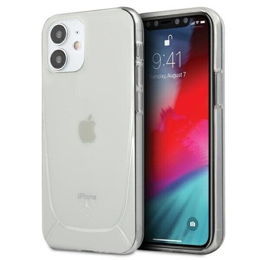 Mercedes Mehcp12sarct Iphone 12 Mini 5,4 Tommers Klar Hardt Deksel Gjennomsiktig Linje