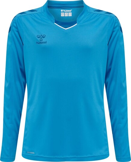 hummel Core XK Poly Langermet Trenings T skjorte Barn Blå 128