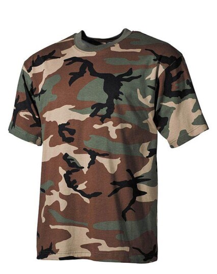 MFH Camouflage T-skjorte for barn Grønn, Brun