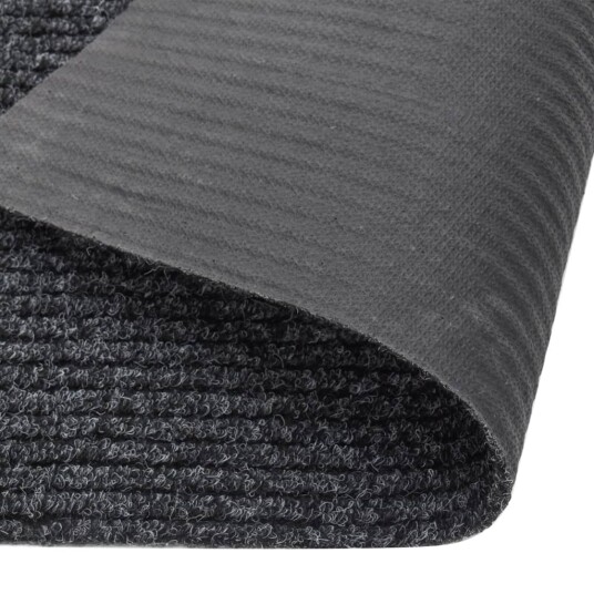 vidaXL Smussfangende teppeløper 100x450 cm antrasitt