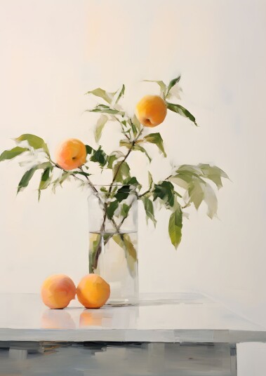 Plakat Stilleben med appelsiner Plakat Stilleben med appelsiner