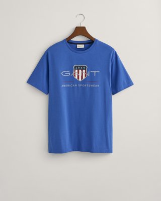 Gant Archive Shield t skjorte RICH BLUE XXXL