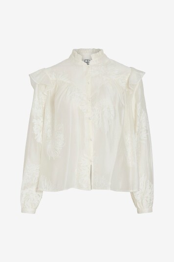 Rouge Edit Bluse rouVivia L/S Hvit