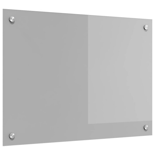 vidaXL Kjøkkenbakplate Lysegrå 70 x 50 x 0,6 cm herdet glass vidaXL Kjøkkenbakplate Lysegrå 70 x 50 x 0,6 cm herdet glass