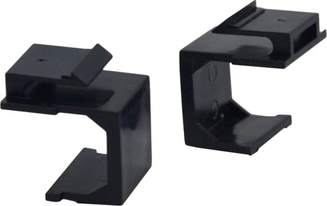 Value 25.99.8209 RJ45 deksel svart 10 stk