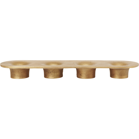Ferm Living Soothe 4 Lysestake Messing 8x29 cm