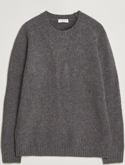 Tiger of Sweden Adryan Yak/Alpaca Knitted Sweater Grey Melange