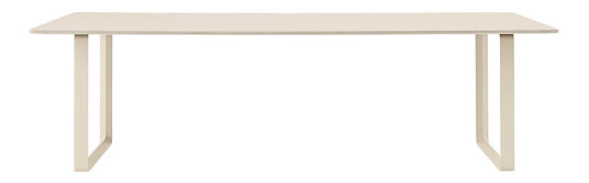 Muuto 70/70 spisebord 255 x 108 cm Sand laminate-Plywood-Sand