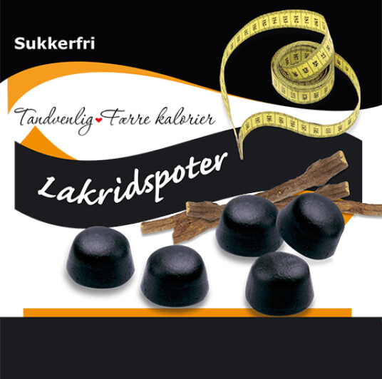 Diverse Lakrispoter Søte Sukkerfri 90g