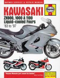 Kawasaki Zx900, 1000 & 1100 Liquid-Cooled Fours Av Haynes Publishing