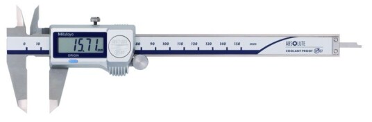 Mitutoyo Absolute Digimatic Skjutmått 500-721-20 Coolantproof 0-150mm, 0,01mm Hårdmetallbel. Utv. Skänklar, Plan Sticka, Ip67, Friktionsrulle, Datautgång Mitutoyo Absolute Digimatic Skjutmått 500-721-20 Coolantproof 0-150mm, 0,01mm Hårdmetallbel. Utv. Skänklar, Plan Sticka, Ip67, Friktionsrulle, Datautgång