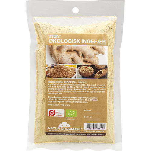 Natur Drogeriet Natur-Drogeriet Ingefær Malt 100g Natur Drogeriet Natur-Drogeriet Ingefær Malt 100g