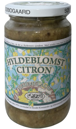 Søbogaard Hylleblomst/Sitron marmelade Ø 400g Søbogaard Hylleblomst/Sitron marmelade Ø 400g