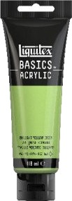 Liquitex Basics 118Ml Brilliant Yellow Green 840 Liquitex Basics 118Ml Brilliant Yellow Green 840