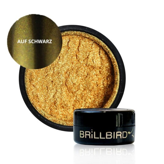 Brillbird Norge Chrome Pigment Pulver Lys Antikk Gull