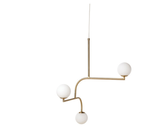 Pholc Mobil 3 taklampe - messing