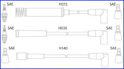 Tennplugg kabelsett HITACHI 134202