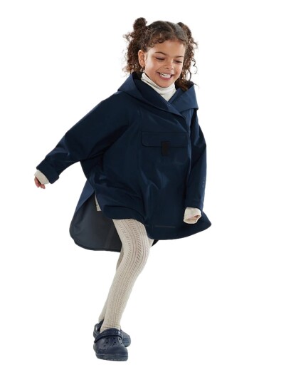 Blæst Bergen Mini Barn Dark Navy Jakke Marine kids 4Y Blæst Bergen Mini Barn Dark Navy Jakke Marine kids 4Y