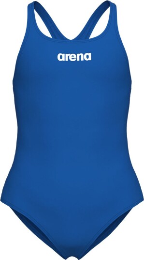 Arena Team Badedrakt for Jenter Solid Royal-Hvit 6-7 år