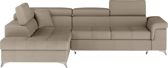 Seksjon Eltap Eridano 275x202x88 cm Monolith 09 Mørk Beige Venstre
