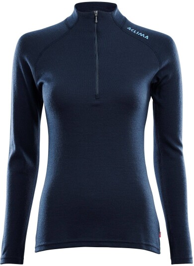 Aclima WarmWool mockneck W´s Dame 232 Navy Blazer XS