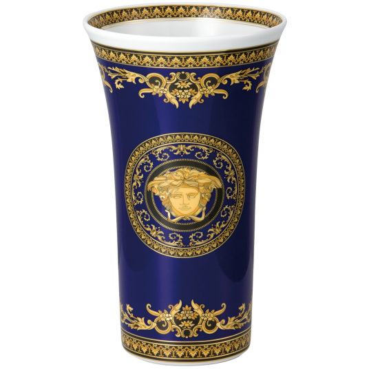 Versace Medusa Blue Vase 26 cm Versace Medusa Blue Vase 26 cm