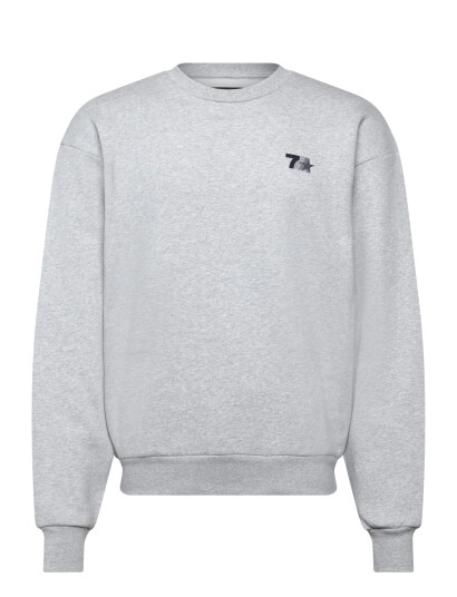 7 DAYS Active Organic Graphic Regular Crewneck - Grey - M 7 DAYS Active Organic Graphic Regular Crewneck - Grey - M