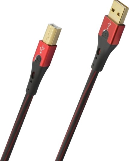 Oehlbach 9425 7,5 M Usb B Usb A Usb 2.0 Svart Rød